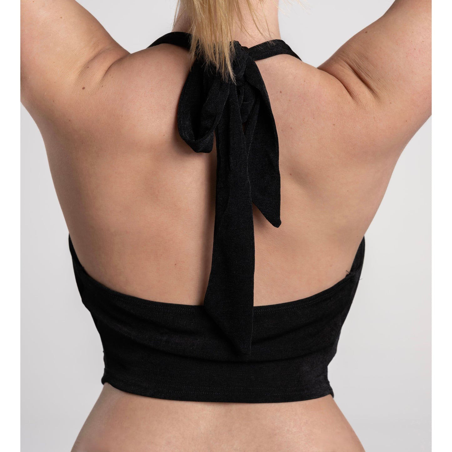 COWL NECK HALTER TOP