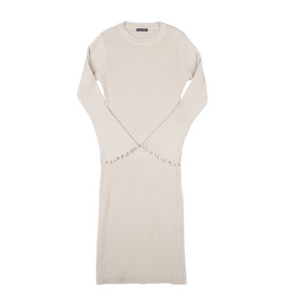 RIBBED SWEATER DRESS